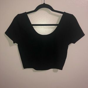 Black Crop Top